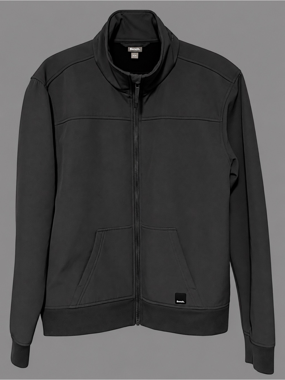 Bench Men’s Black Lightweight Full-Zip Jacket